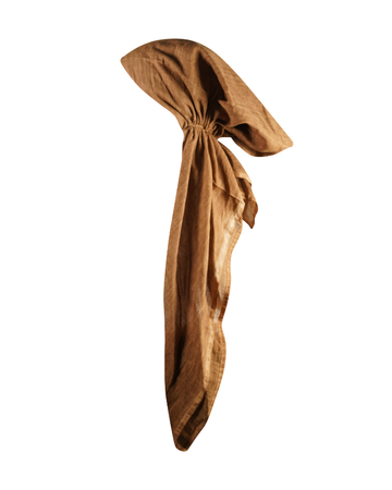 Revaz HS504TP Taupe Heathered Adjustable Pre-Tied Bandanna with Velvet Grip myselflingerie.com